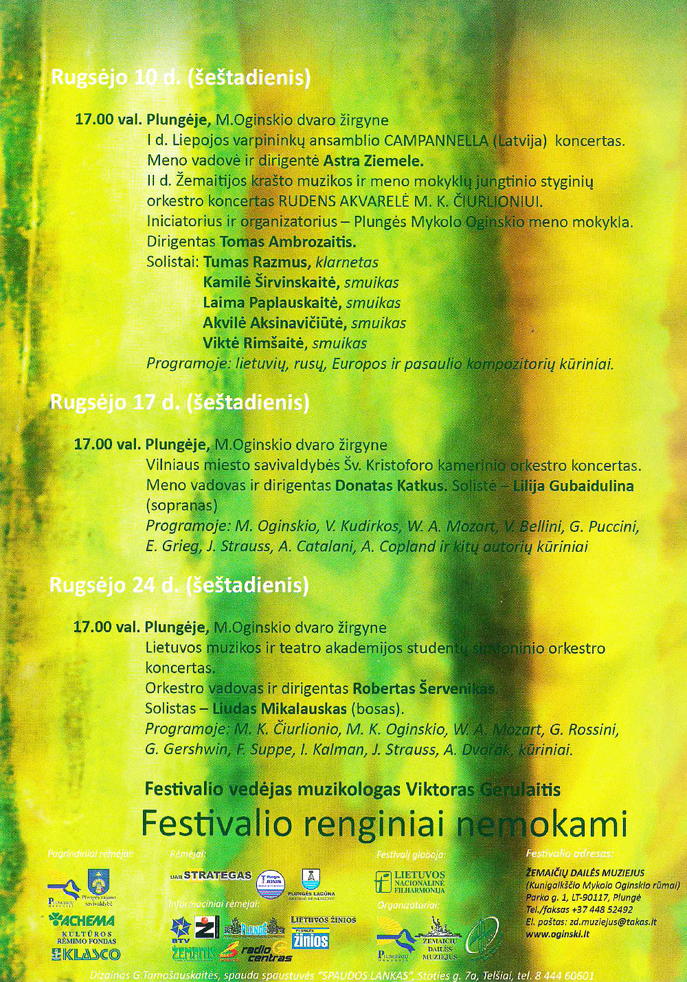 Oginskio festivalis 2011